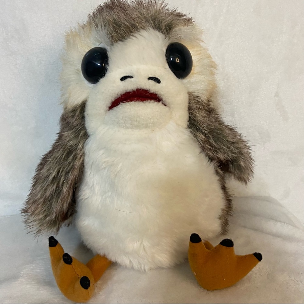 Star Wars 12' Plush Stuffed Animal Porg Bird Owl Interaction Sound Motion